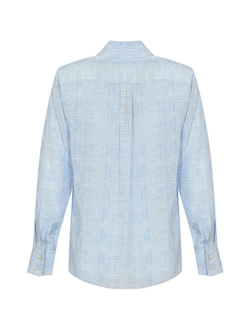 Camicia Nola in seta con microfantasia a quadri MAX MARA STUDIO | 2526116031600001